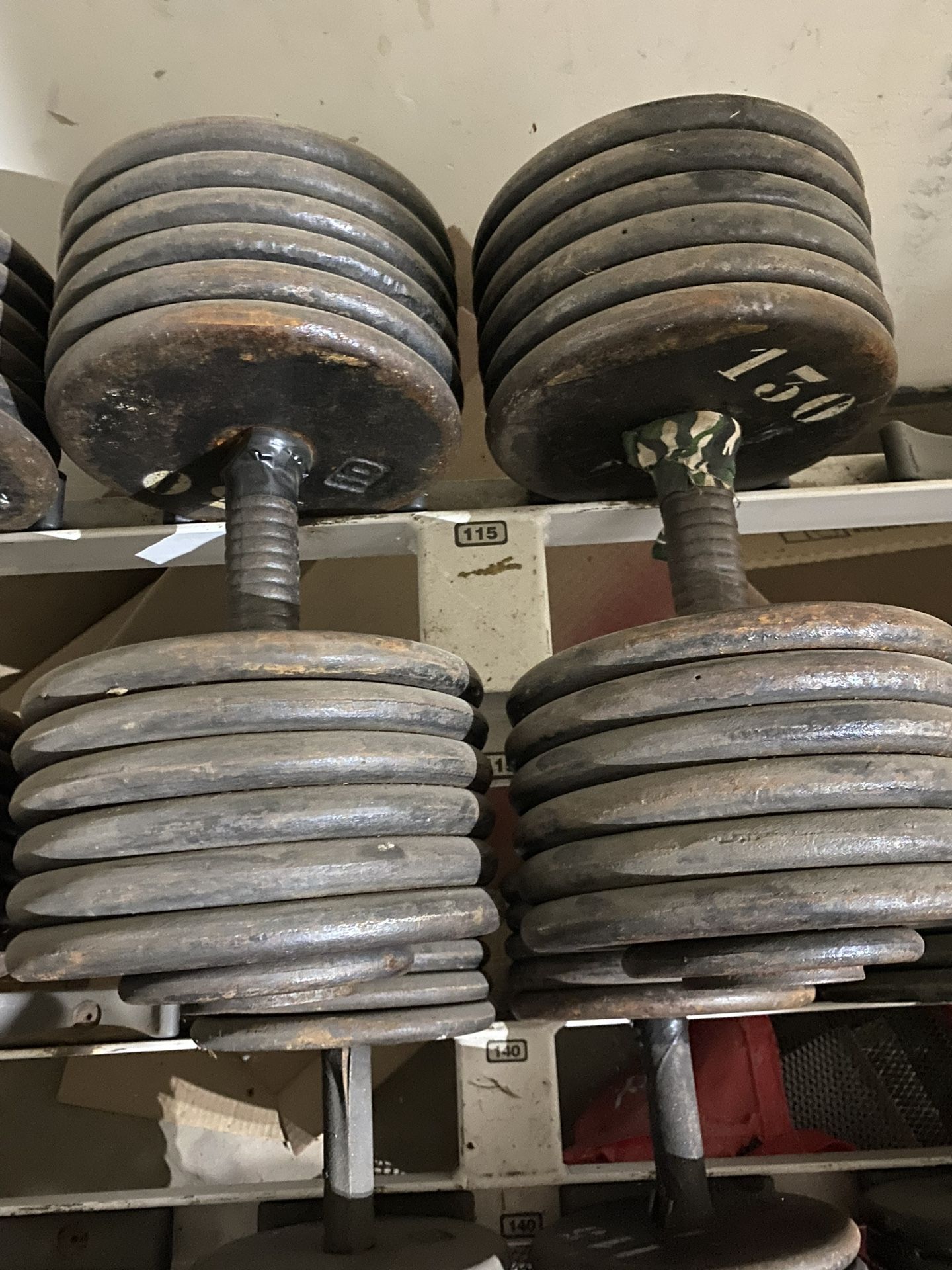 130lb Dumbbells