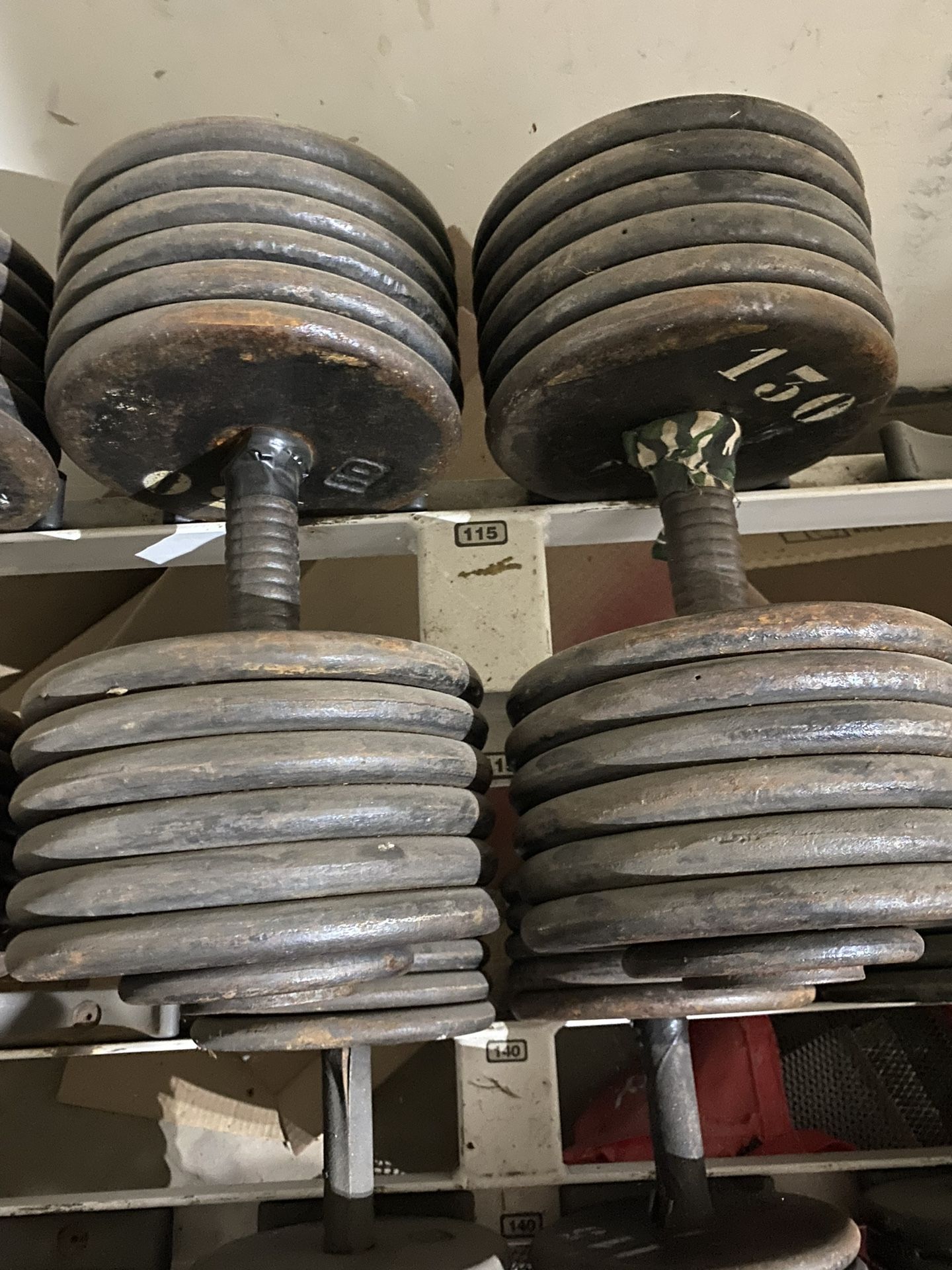 130lb Dumbbells 