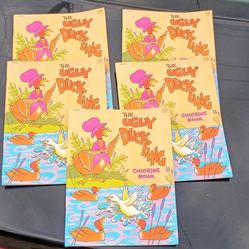 70s The Ugly Duckling Coloring Book 39¢. Five Each One