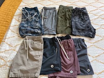 Vuori & Lululemon men’s shorts bundle of 8