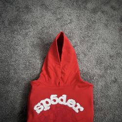 Orange Sp5der hoodie