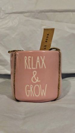 Relax & Grow Hanging Plantet By Rae Dunn By Magenta
