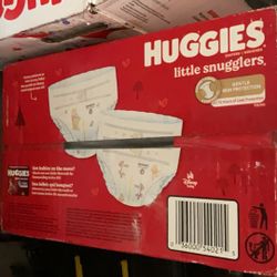 BABY DIAPERS HUGGIES SNUGGLERS 