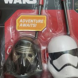 OFFICIAL Disney Star Wars First Order Kylo Ren Stormtrooper Walkie Talkies Radio