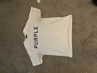Purple Brand White Logo T-Shirt