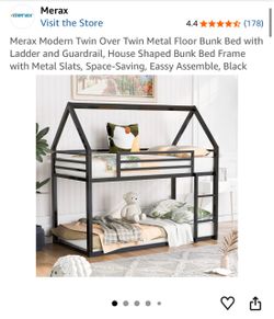 Twin over twin bunk bed
