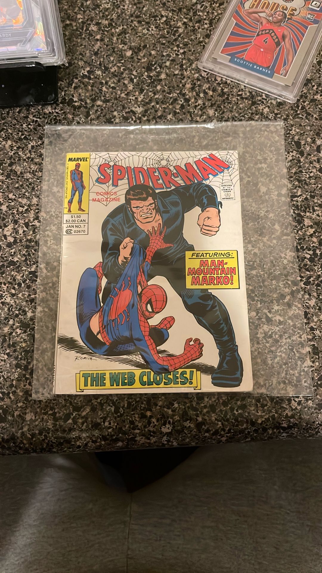 Spiderman “The Web Closes” Small comic