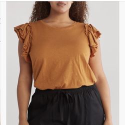 Woman Plus 3x Industry Double Ruffle Too 