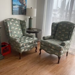 2 high Back Chairs 
