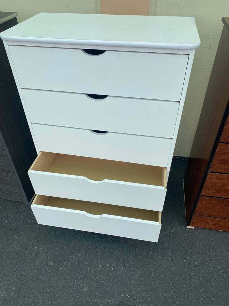 Kathy 5 Drawer White (( Colors Available