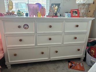 white dresser