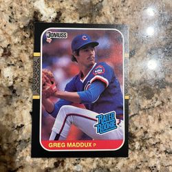 1987 Donruss Greg Maddux Rated Rookie Card 