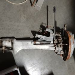 Antique Boat Motor 3.5 HP Made In USA TROLLING MTR
