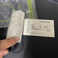 Silver Bar 10 oz