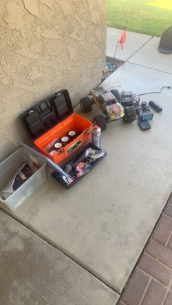 Traxxas revo nitro model 5310 the said everything ran last time he used it everything you see $250