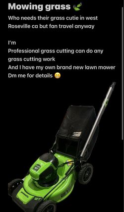 Mow lawn