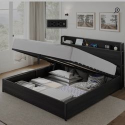 Lift Up King Sized Bed-Storage- Brand New!!! Pick Up Today! 