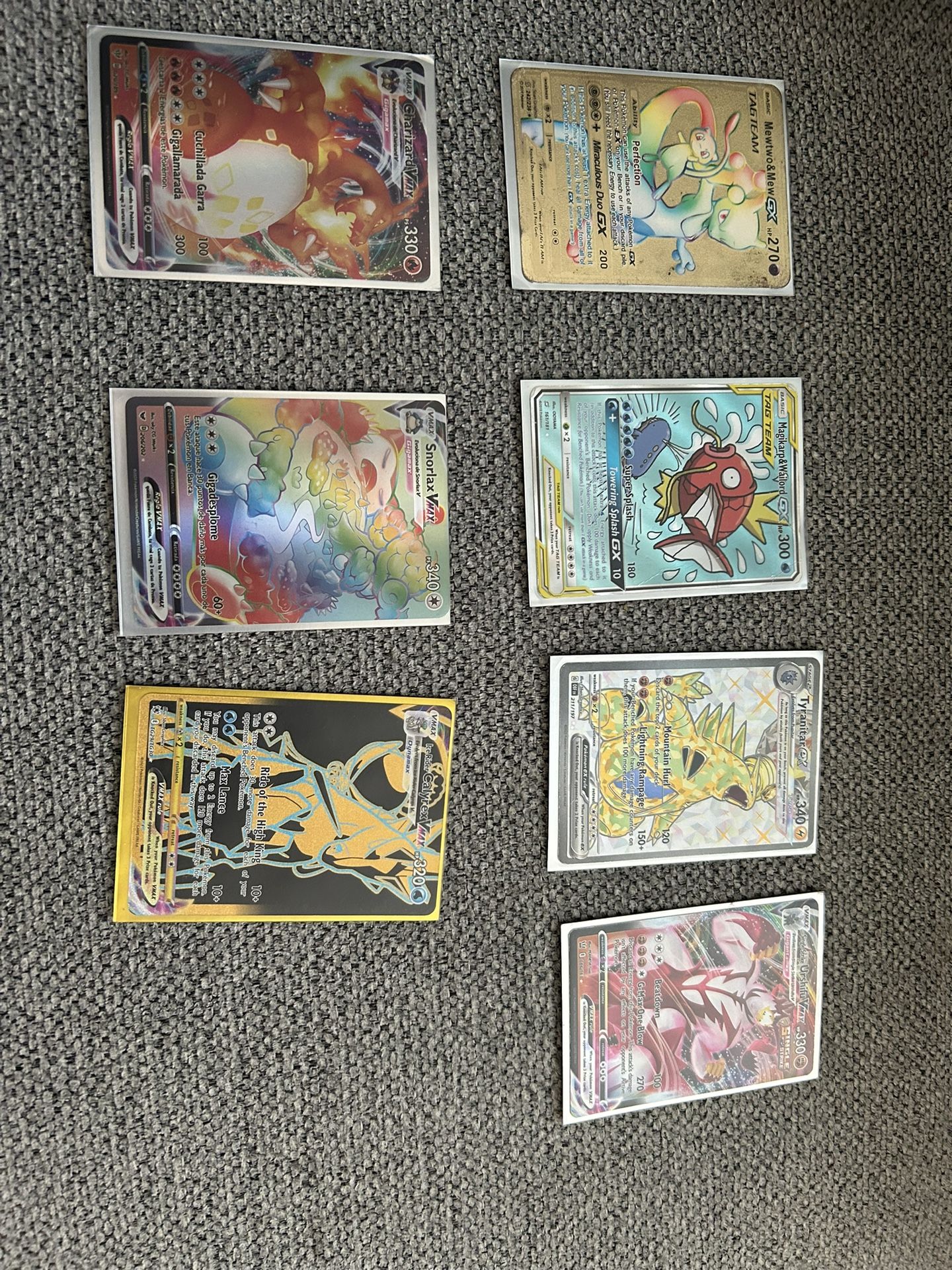 Pokémon Card Collection – Rare & Holo GX, EX, VMAX, and Secret Rare Cards