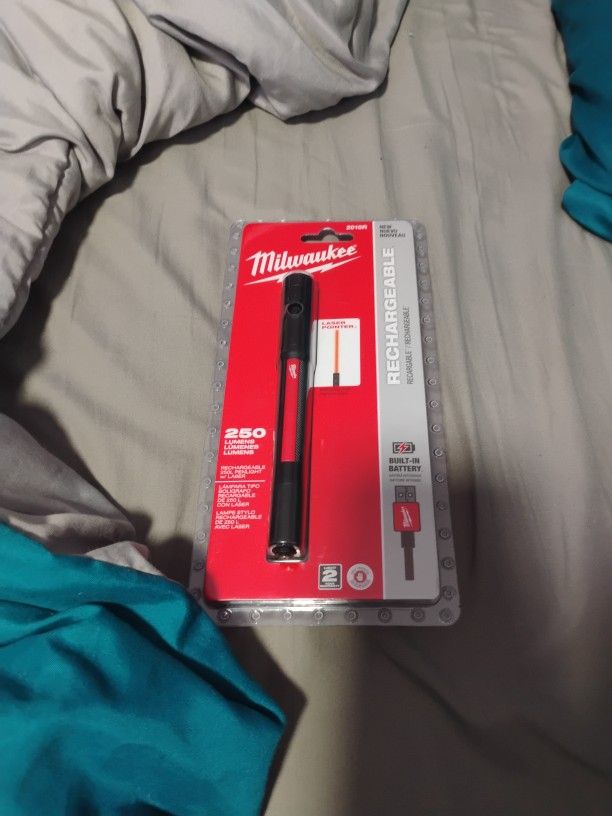 Milwaukee Rechargeable Flashlight And Laser Pointer