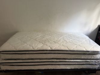 Twin size bed plus frame