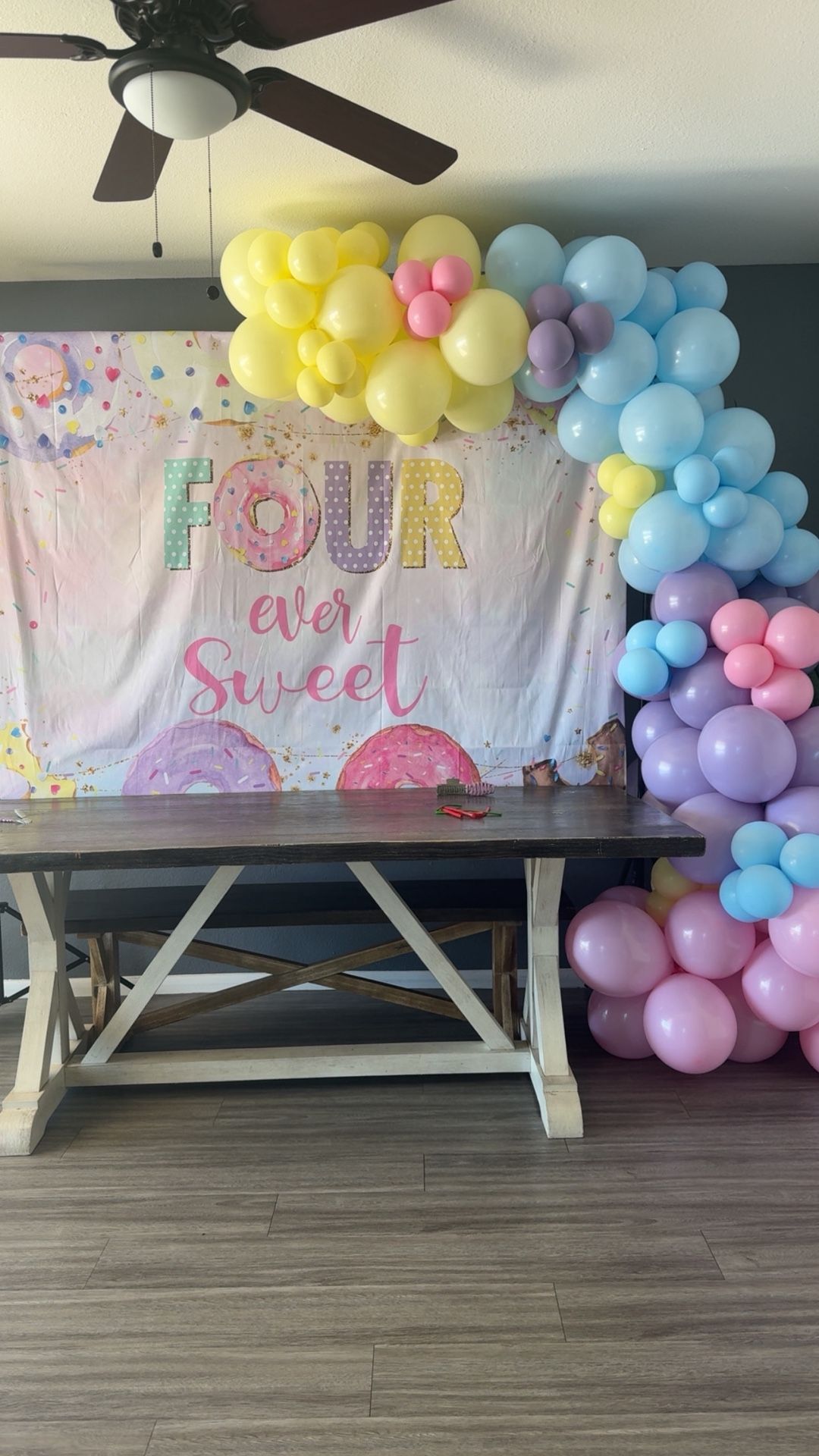 Four Ever Sweet Backdrop Only 