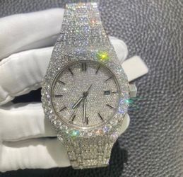 Moissanite Diamond Watch Men’s 