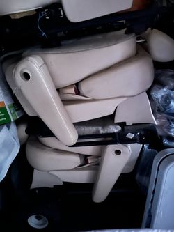 07 cadillac seat Cream Leather Car Seat with Metal Frame