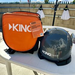 KING Quest VQ4100-B0 Portable Satellite Antenna – Like New (DIRECTV Compatible)