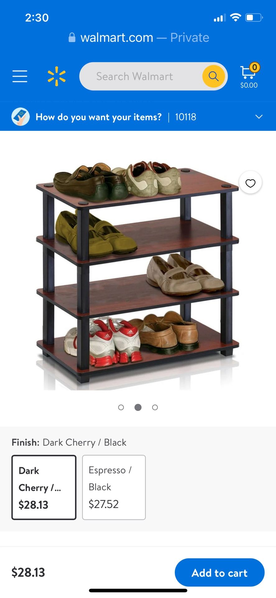 4 Tier Shoe Rack - Unopened Box