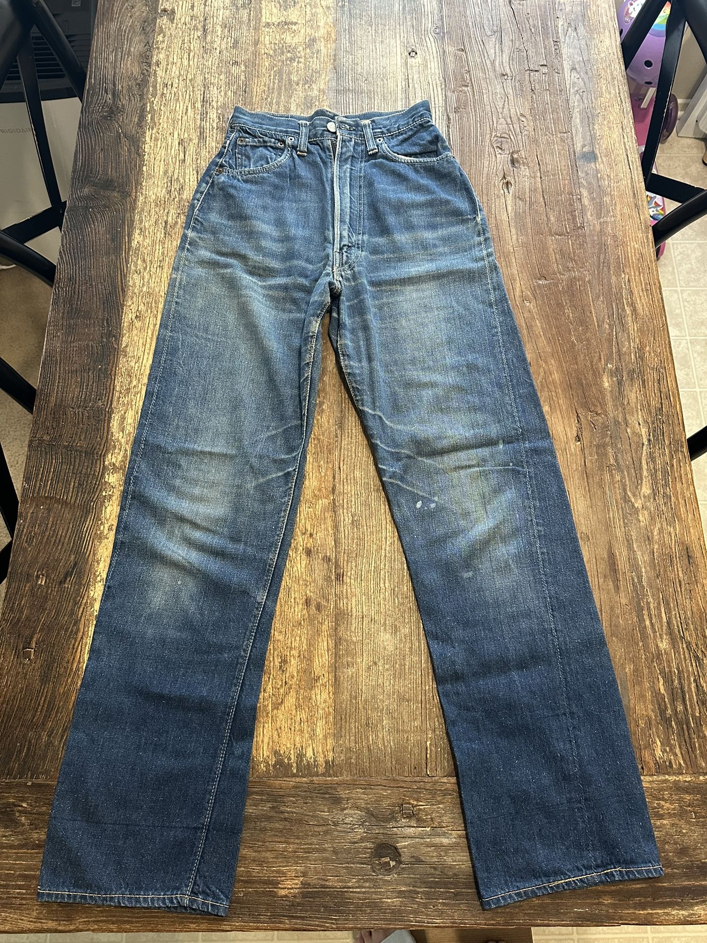 Vintage 501 Levis Womens Selvedge Big E
