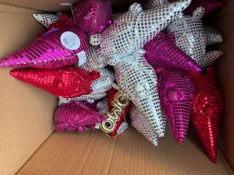 Target Mirror Sequin Fabric Sitting Gnome New with Tags