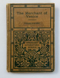 Merchant Of Venice by Wm Shakespeare 1901
