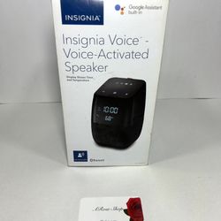 Insignia Voice Smart Bluetooth Speaker with Google Assistant