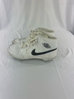 Nike Air Jordan 1 Mid Metal Baseball Cleats Size 13