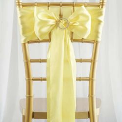 Satin Chair Sashes