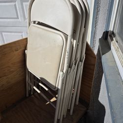 4 padded chairs