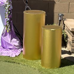 Gold Party Pillars 