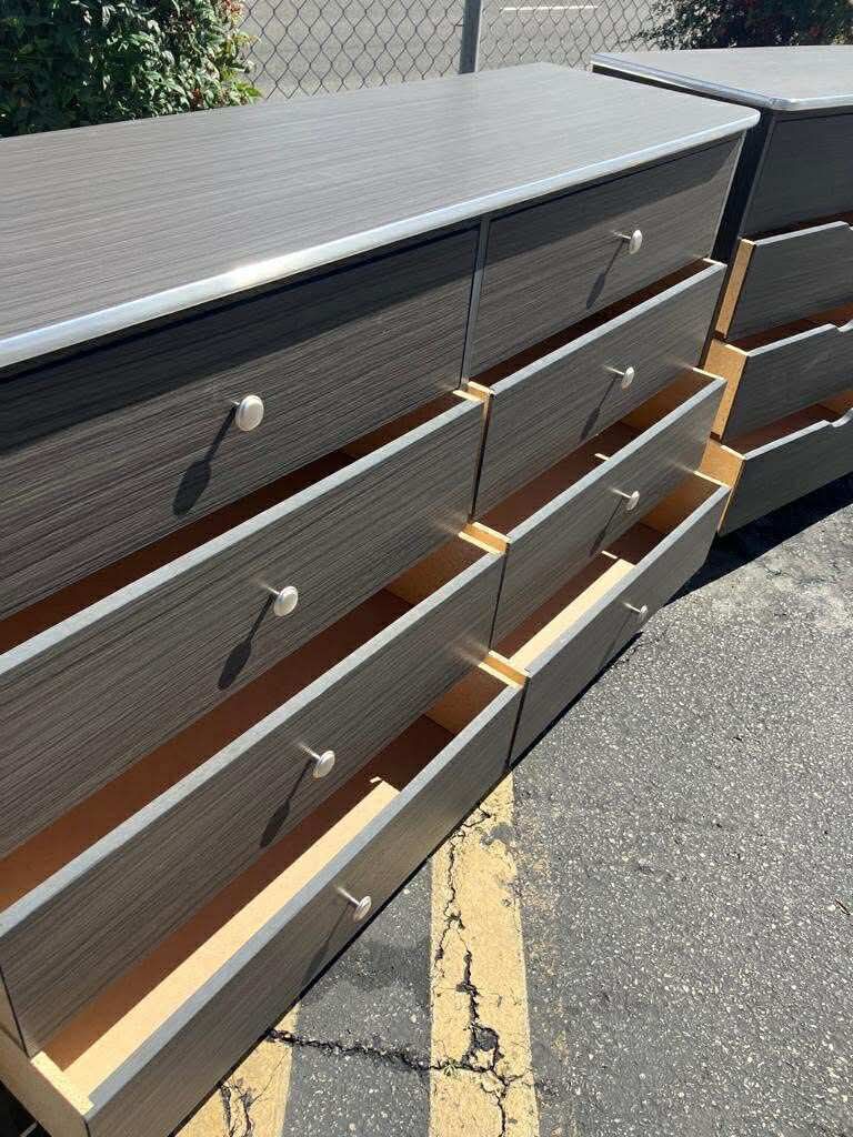 New Gray 8 Drawers