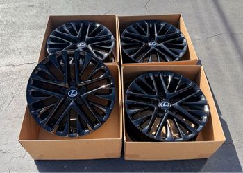 18” Lexus ES350 Gloss Black Wheels OEM Set 4 Lexus ES Mesh Rims Original