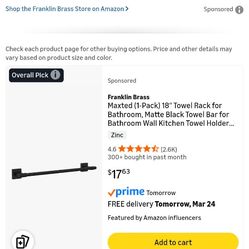 18 inch towel rack