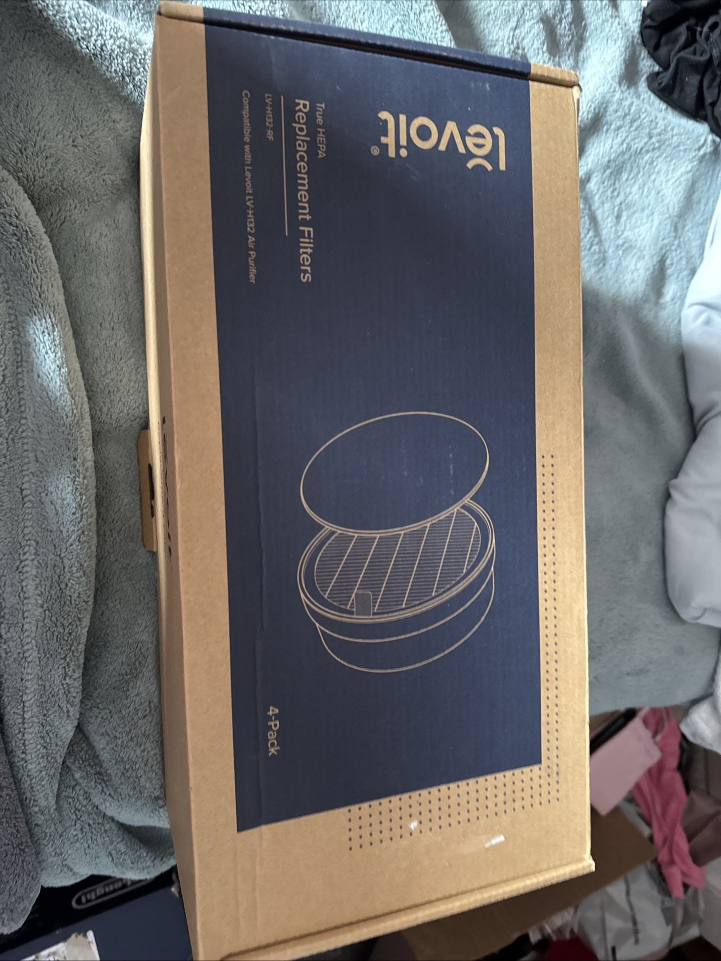 Levoit LV-H132-RF True HEPA Replacement Air Purifier Filter▪︎NEW IN BOX-3 Pack,