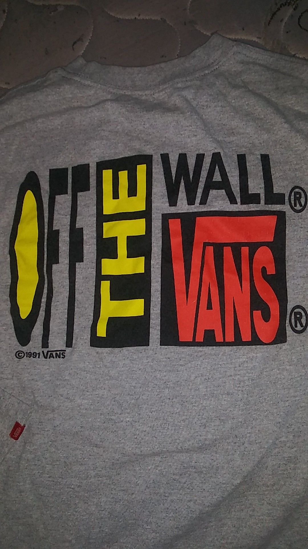 Vans off the wall logo shirt