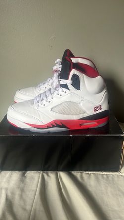 Air Jordan 5 Retro Fire Red Sneakers