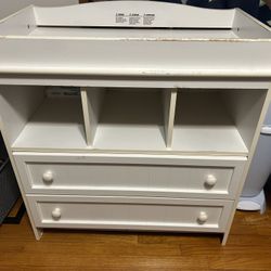 White Changing Table