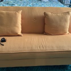 Mustard Loveseat 