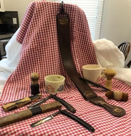 Antique Barber Kit From 1960's and 70's