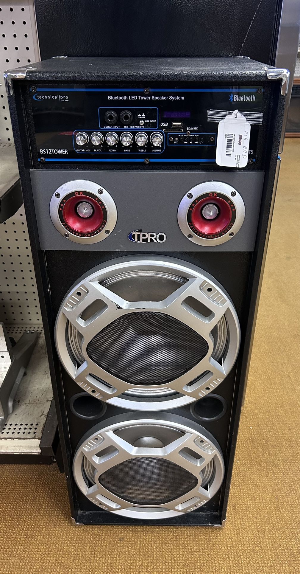 TPRO Bluetooth LED Tower Speaker System