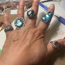 925 Sterling Anillos $40
