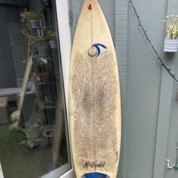 6’8” McCrystal Shortboard