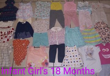 Infant Girl's Size 18 Months